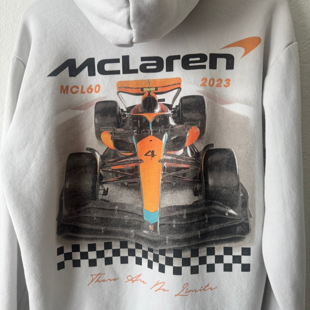 Hollister McLaren Formula 1 Team  MCL60 2023 #4 Lando Norris‎ Hoodie Sweatshirt - Picture 7 of 9